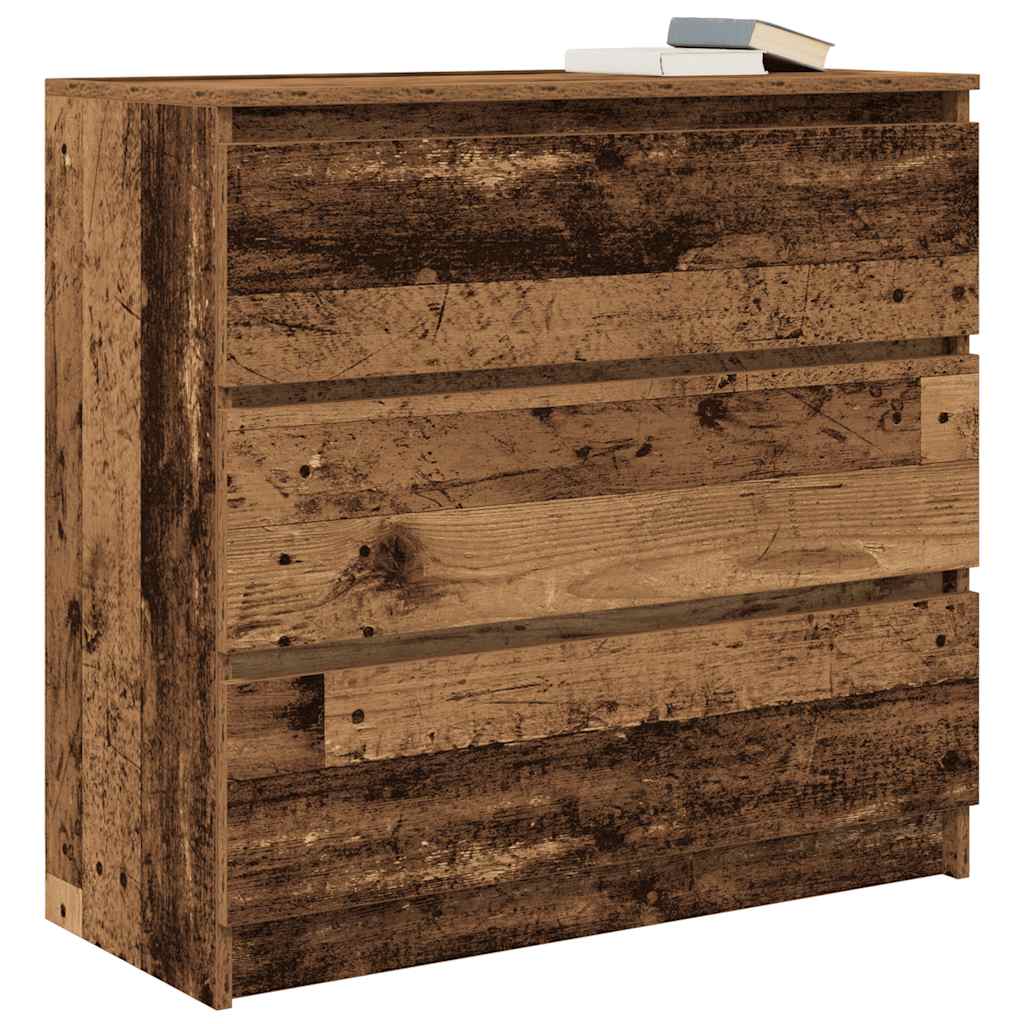 Skjenk gammelt tre 80x35x76 cm konstruert tre