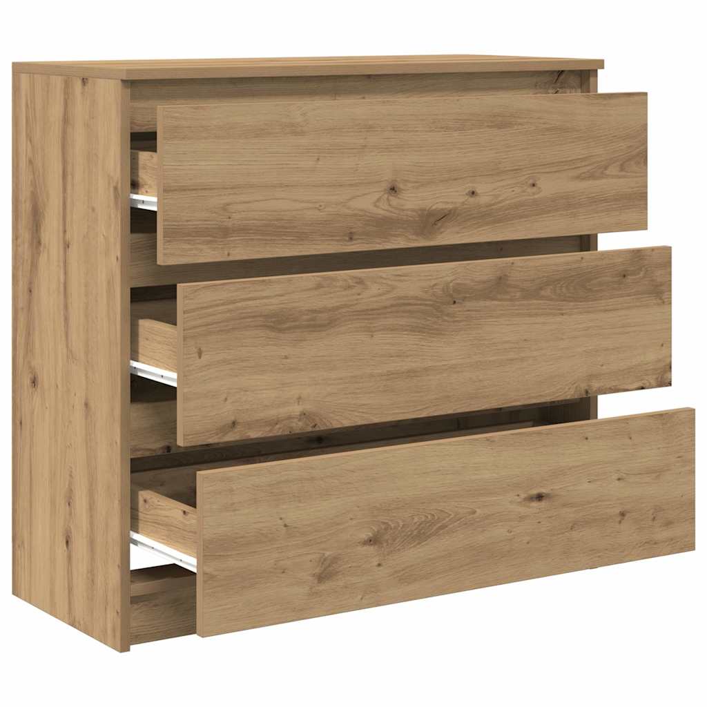Skjenk artisan eik 80x35x76 cm konstruert tre