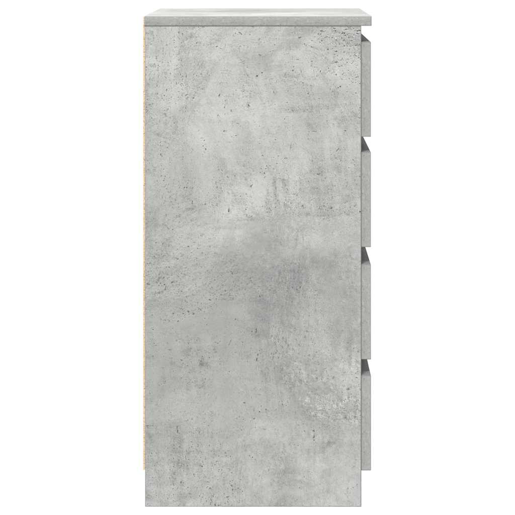 Skjenk betonggrå 37,5x35x76 cm konstruert tre