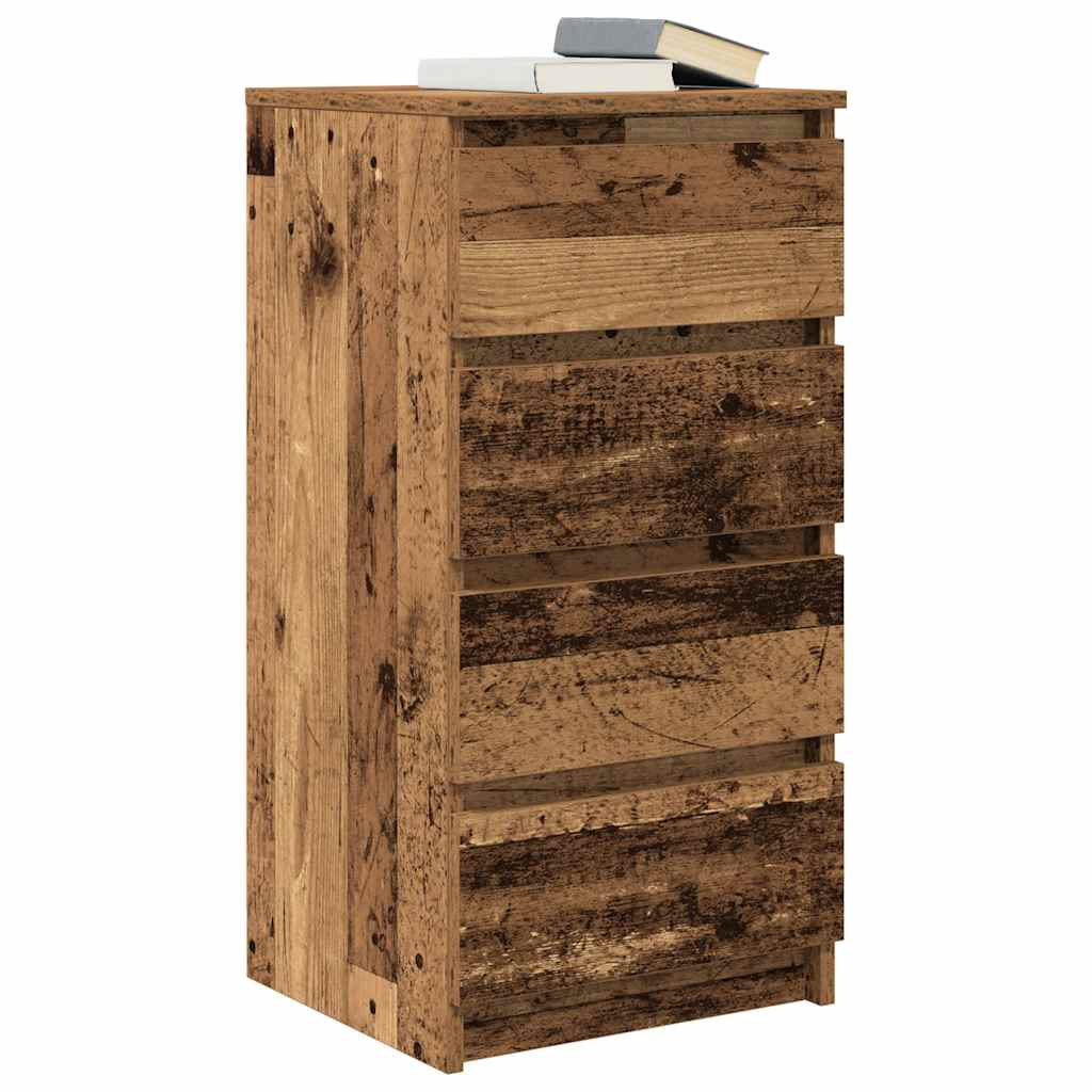 Skjenk gammelt tre 37,5x35x76 cm konstruert tre