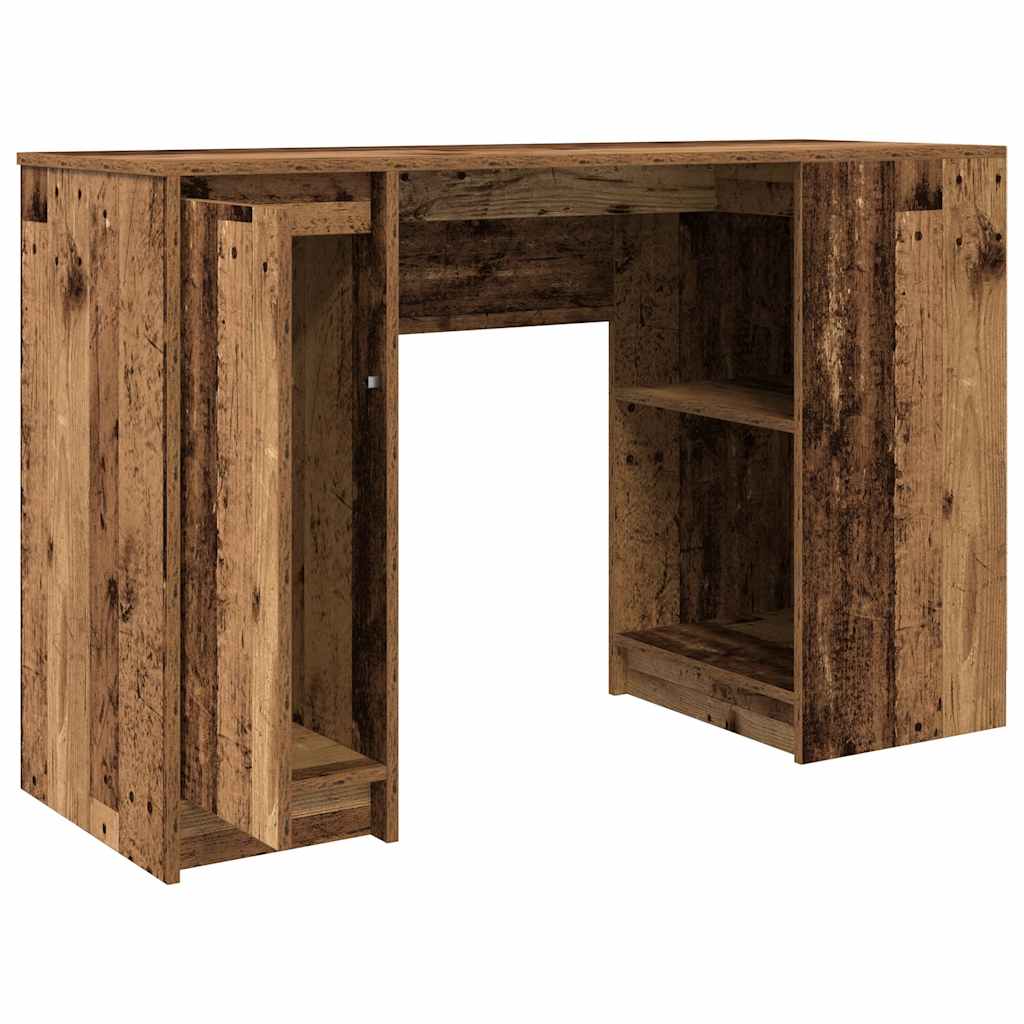 Skrivebord gammelt tre 120x42x76 cm konstruert tre