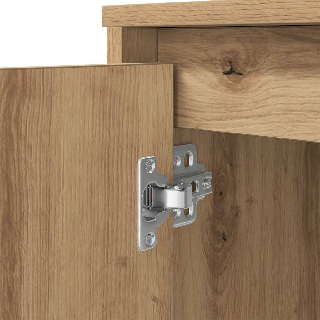 Skrivebord artisan eik 120x42x76 cm konstruert tre