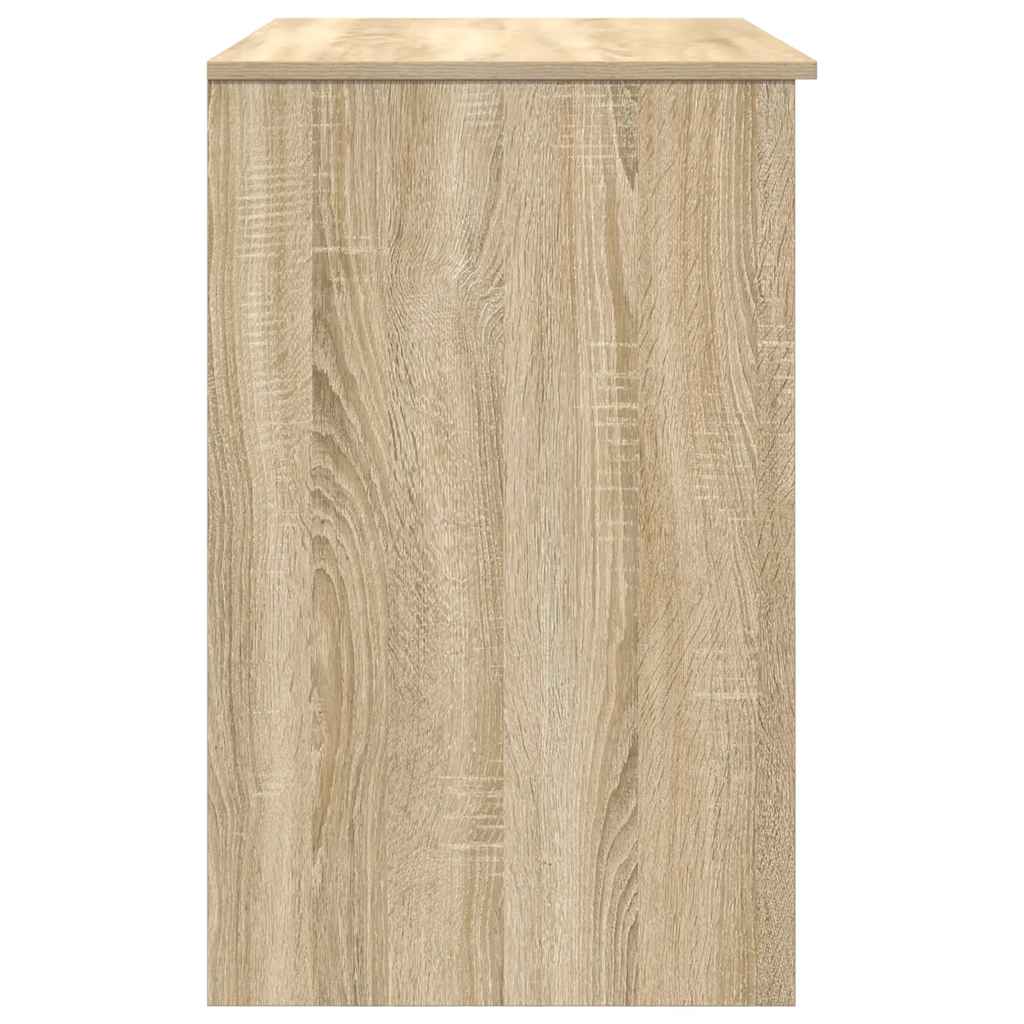 Skrivebord sonoma eik 86x49x76 cm konstruert tre