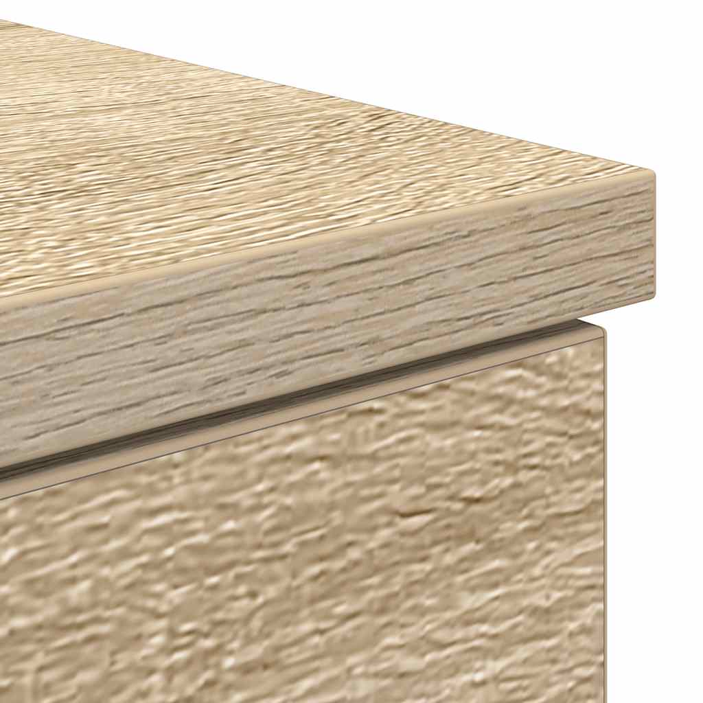 Skrivebord sonoma eik 86x49x76 cm konstruert tre