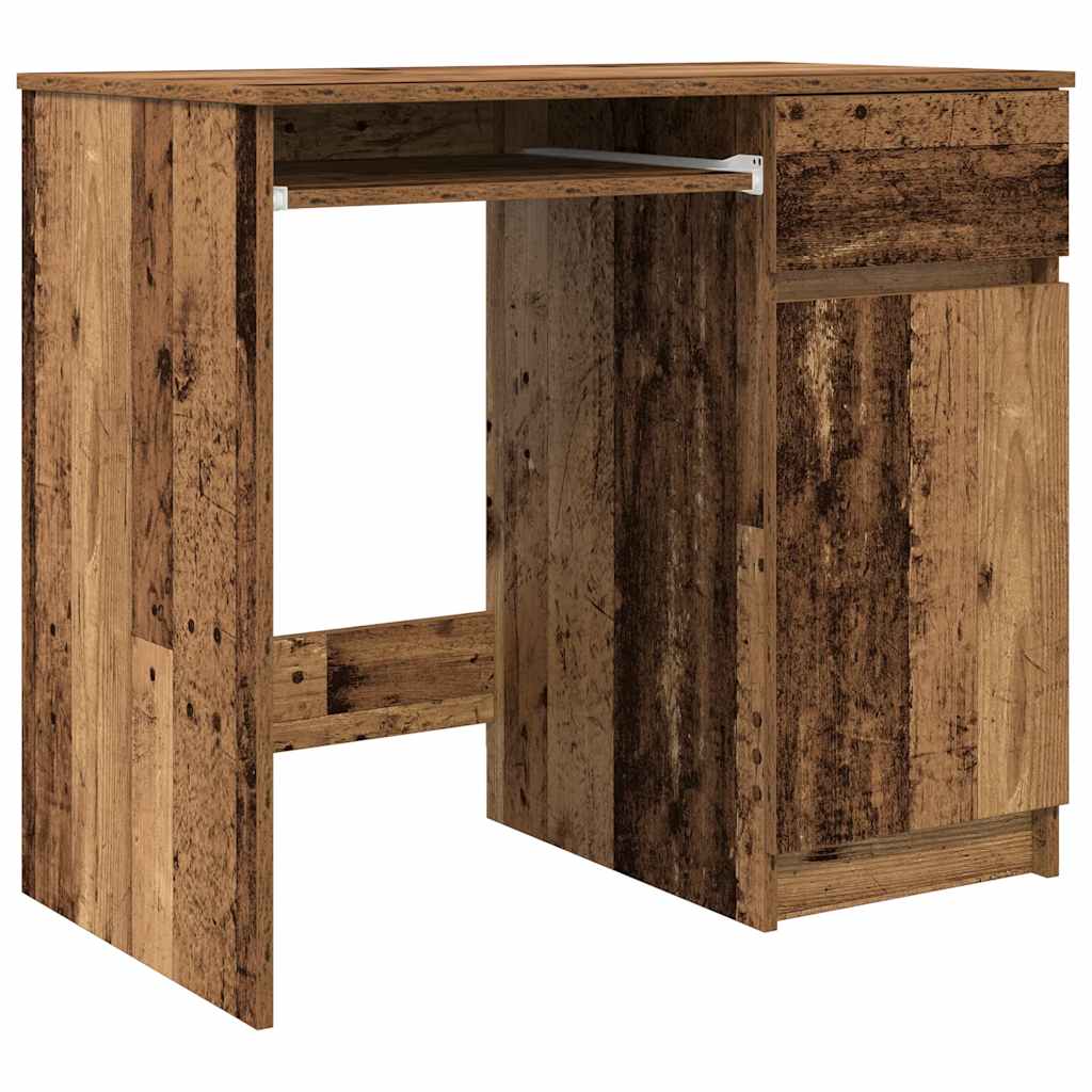 Skrivebord gammelt tre 86x49x76 cm konstruert tre