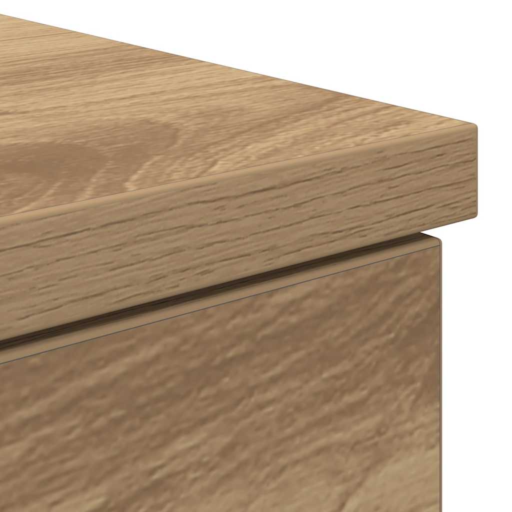 Skrivebord artisan eik 84x40x75 cm konstruert tre
