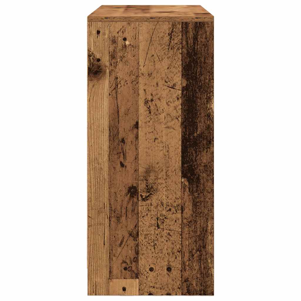 Skjenk med skuffer og dører gammelt tre 70,5x34x74,5 cm