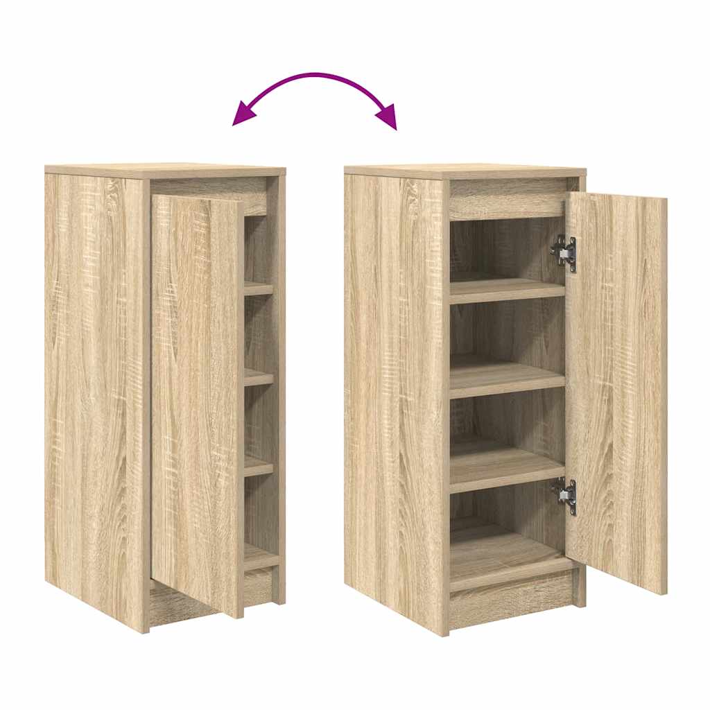 Skoskap sonoma eik 29,5x34x76 cm konstruert tre