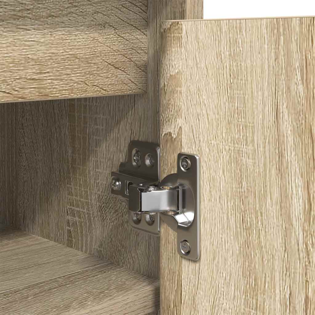 Skoskap sonoma eik 29,5x34x76 cm konstruert tre