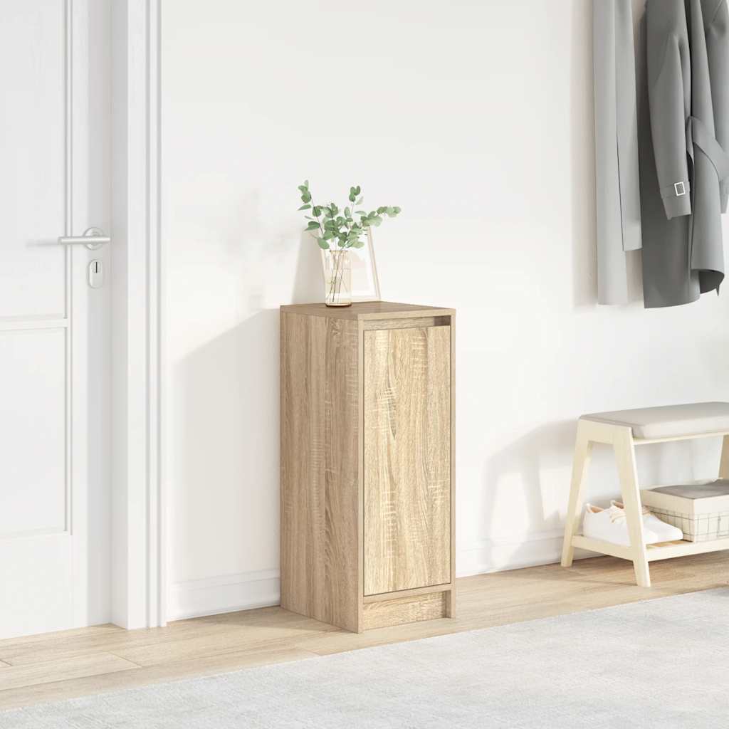 Skoskap sonoma eik 29,5x34x76 cm konstruert tre