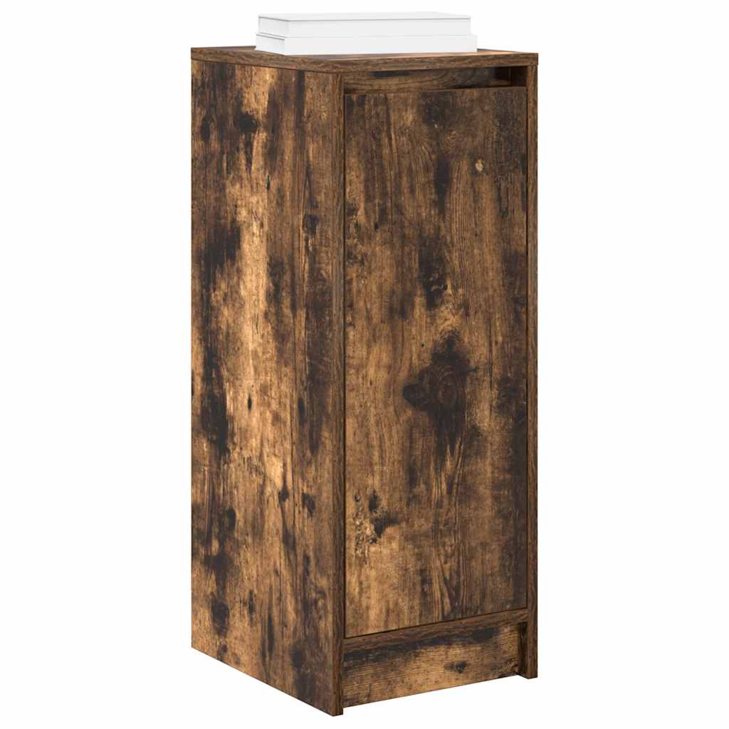 Skoskap røkt eik 29,5x34x76 cm konstruert tre