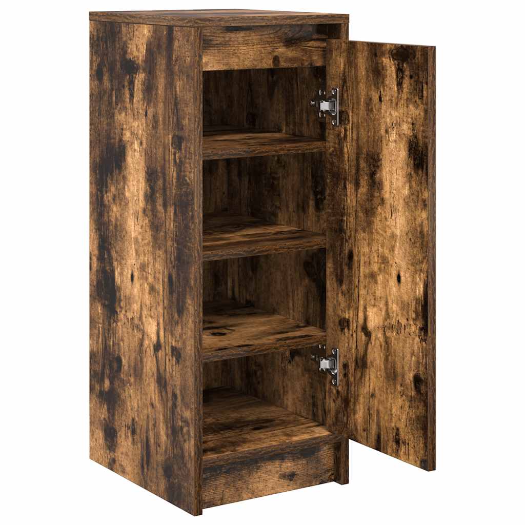 Skoskap røkt eik 29,5x34x76 cm konstruert tre