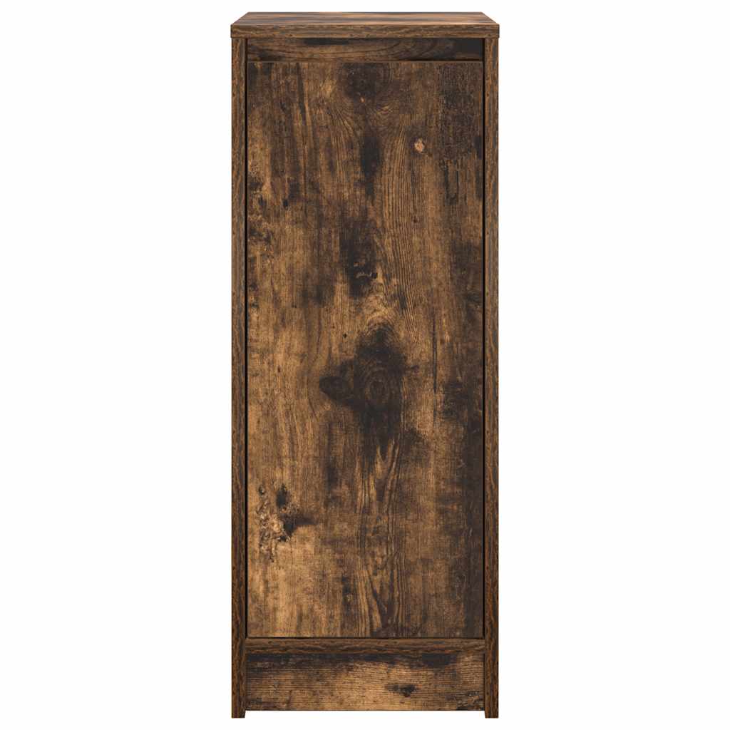 Skoskap røkt eik 29,5x34x76 cm konstruert tre