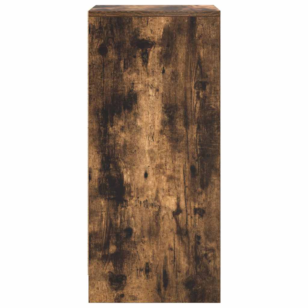 Skoskap røkt eik 29,5x34x76 cm konstruert tre