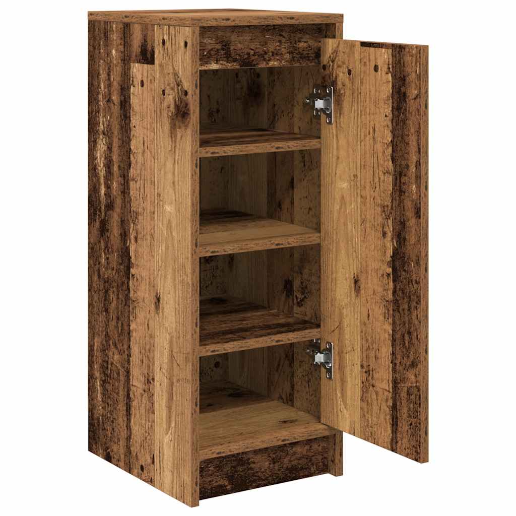 Skoskap gammelt tre 29,5x34x76 cm konstruert tre