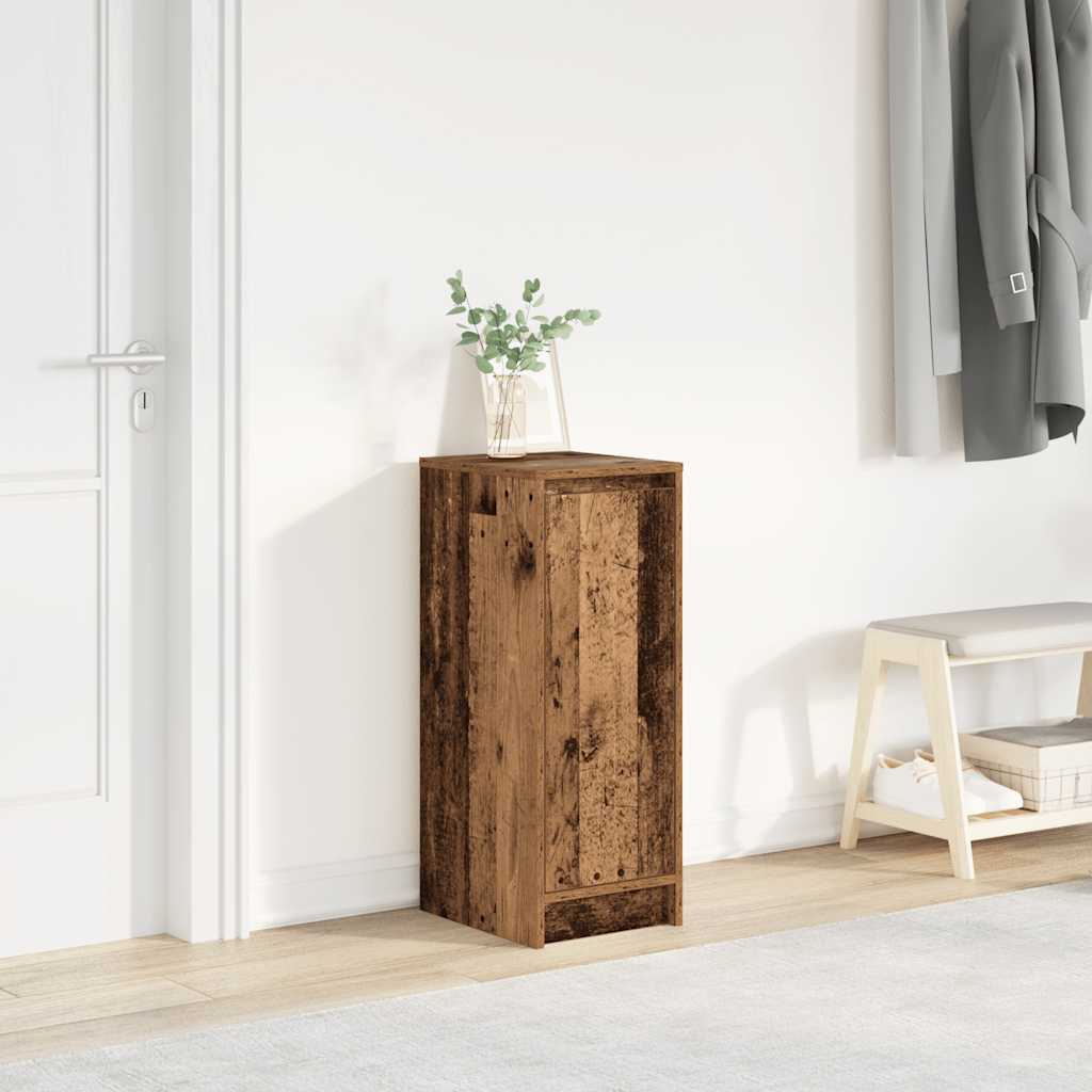 Skoskap gammelt tre 29,5x34x76 cm konstruert tre