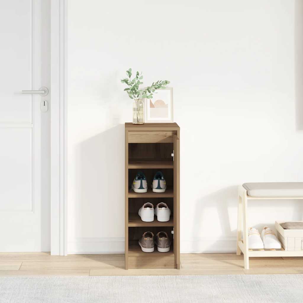 Skohylle artisan eik 29,5x34x76 cm konstruert tre