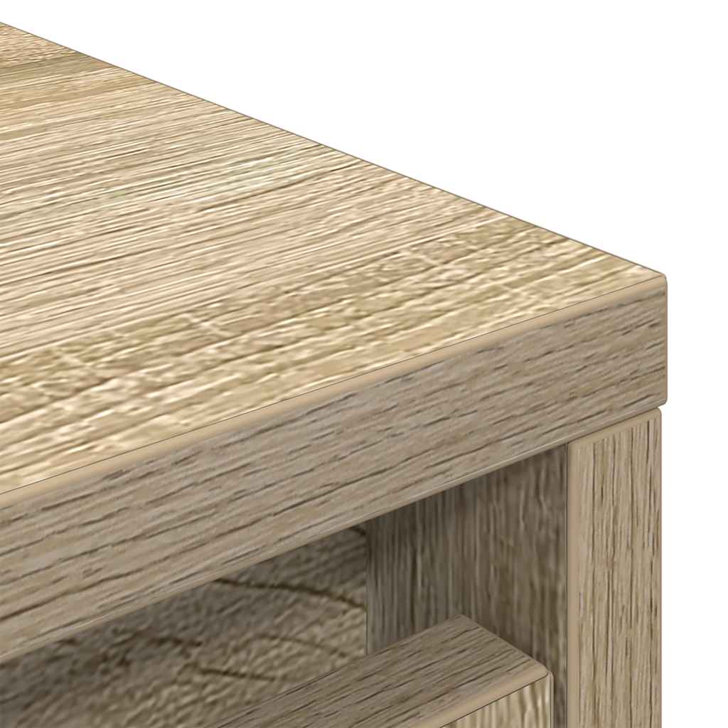 Skoskap sonoma eik 57x34x76 cm sponplate