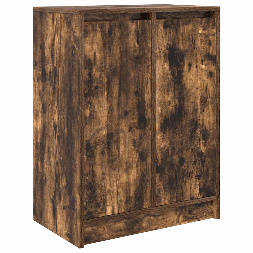 Skoskap røkt eik 57x34x76 cm konstruert tre