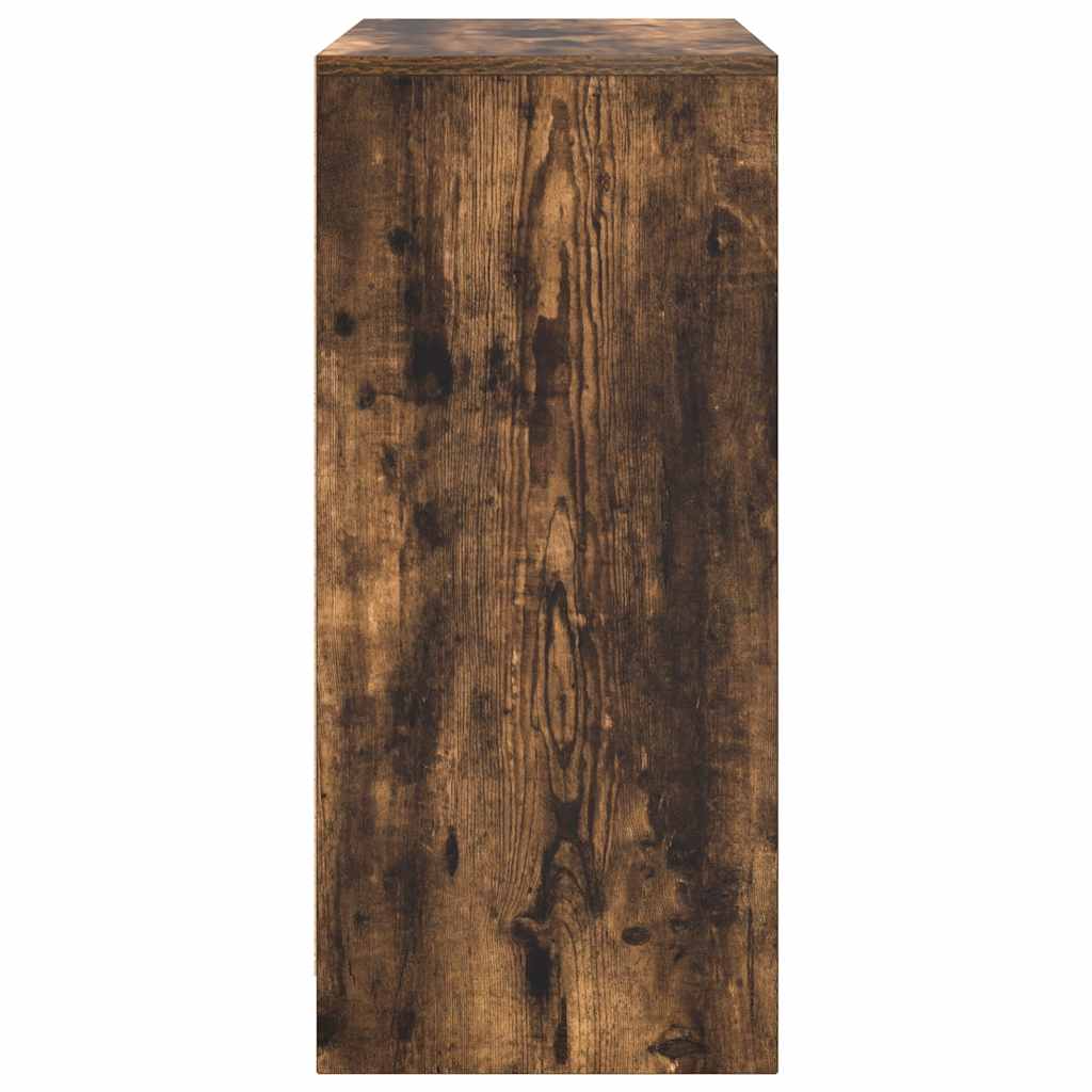 Skoskap røkt eik 57x34x76 cm konstruert tre