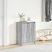 Skohylle grå sonoma 57x34x76 cm konstruert tre