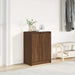 Skohylle brun eik 57x34x76 cm konstruert tre