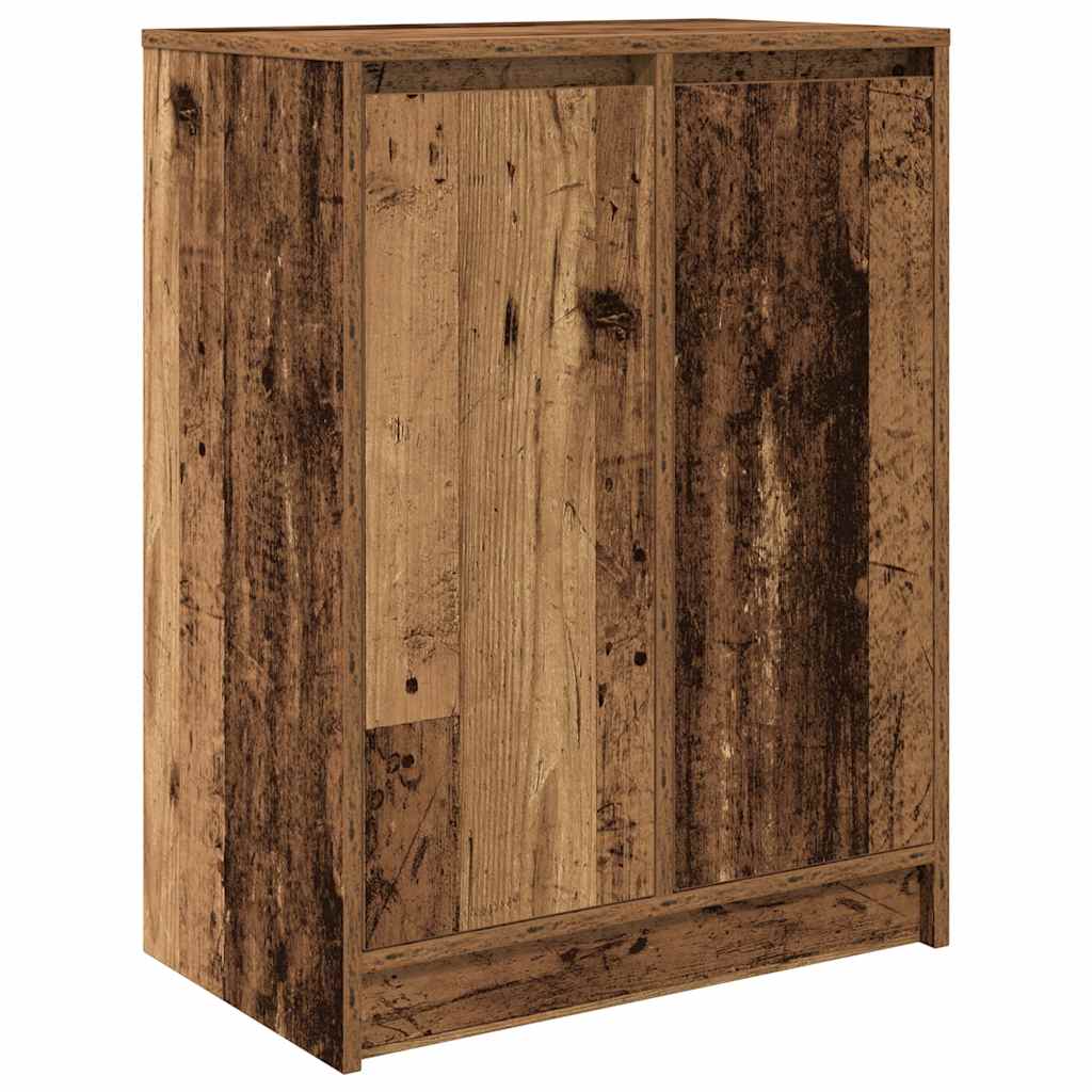 Skoskap gammelt tre 57x34x76 cm konstruert tre
