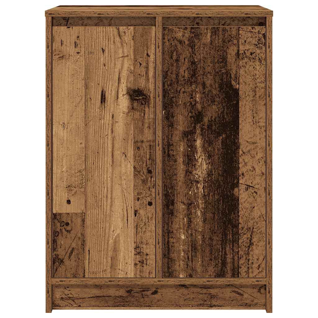Skoskap gammelt tre 57x34x76 cm konstruert tre