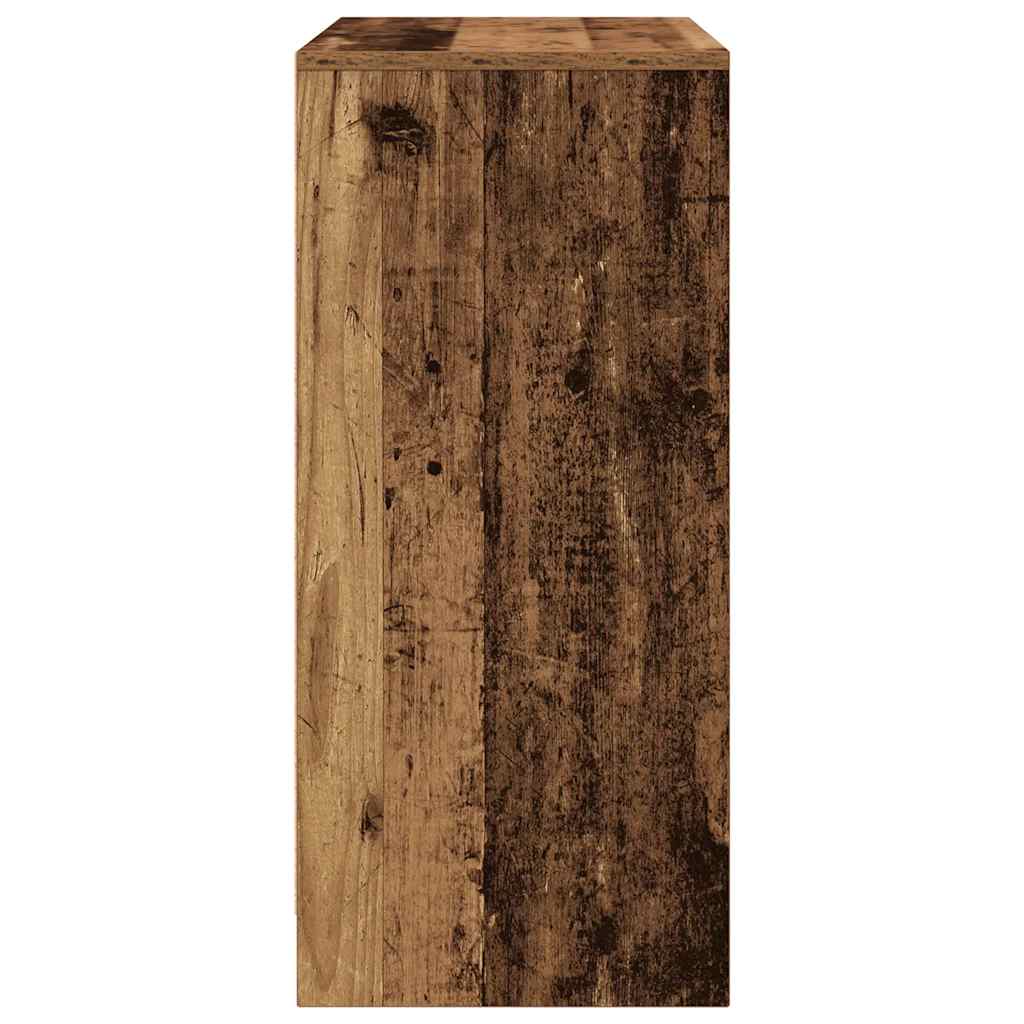 Skoskap gammelt tre 57x34x76 cm konstruert tre