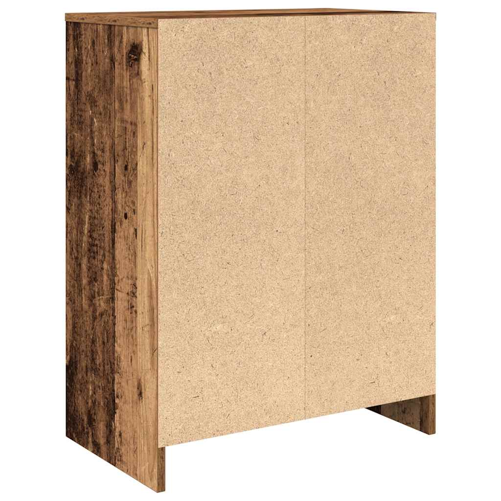 Skoskap gammelt tre 57x34x76 cm konstruert tre
