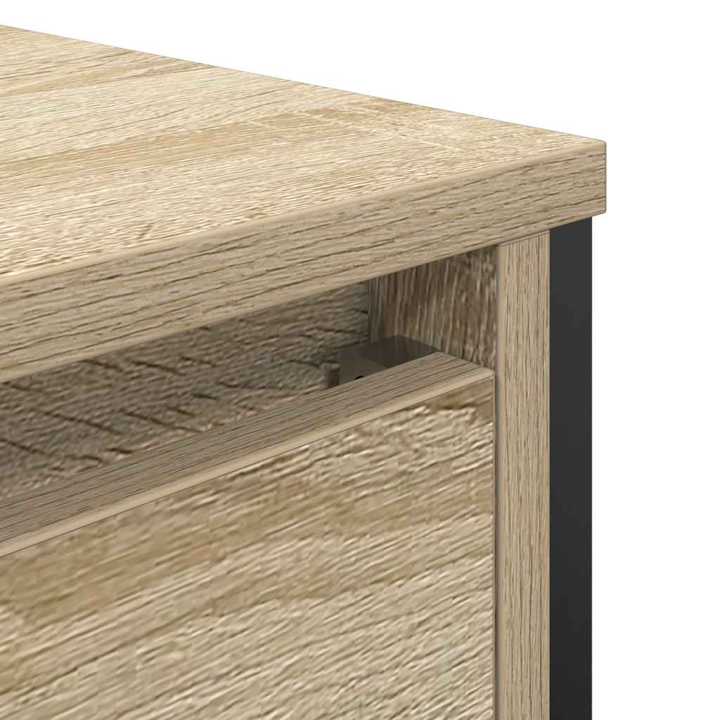 Baderomsservantskap med skuffer sonoma eik 60x34,5x60 cm