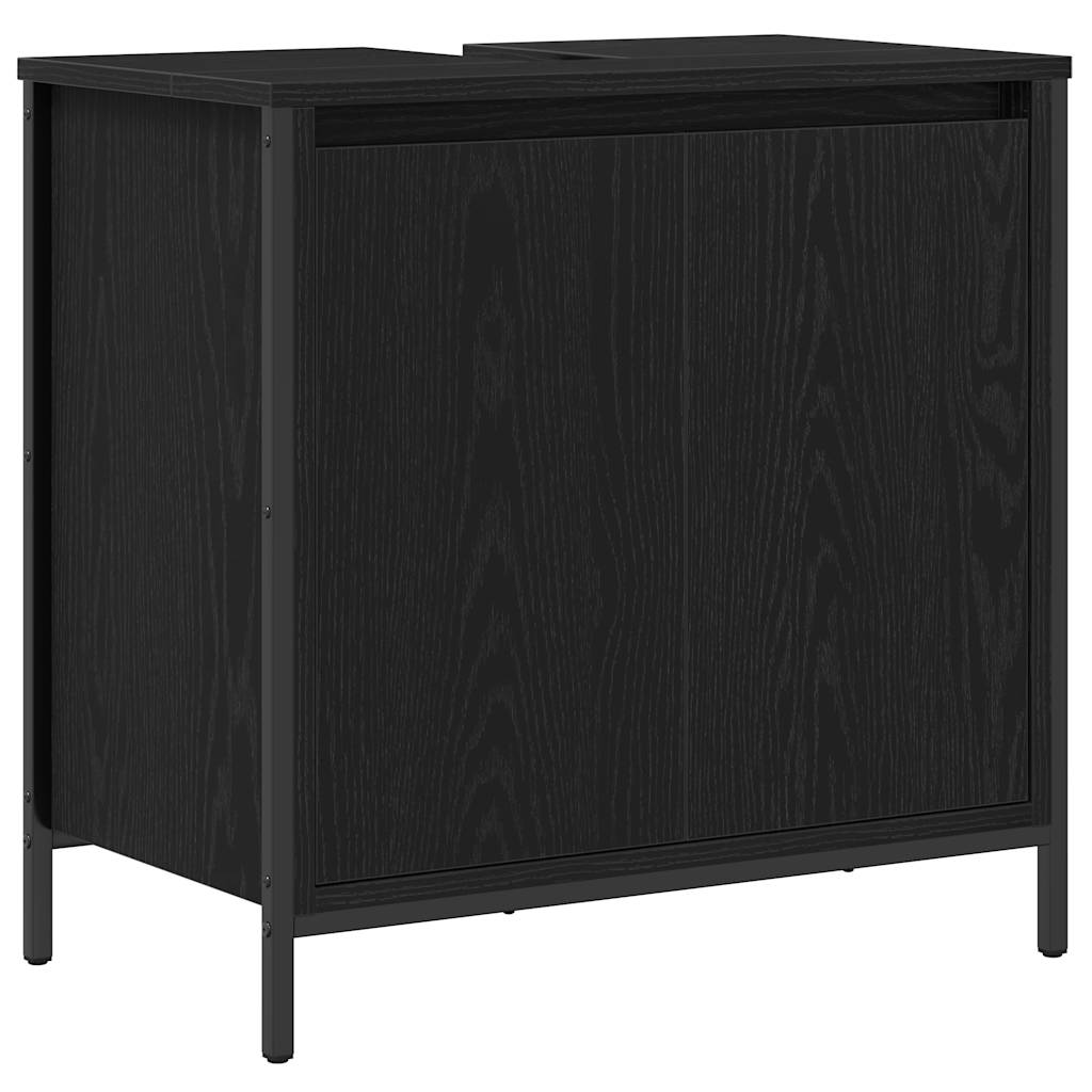 Baderomsservantskap svart 60x34,5x60 cm