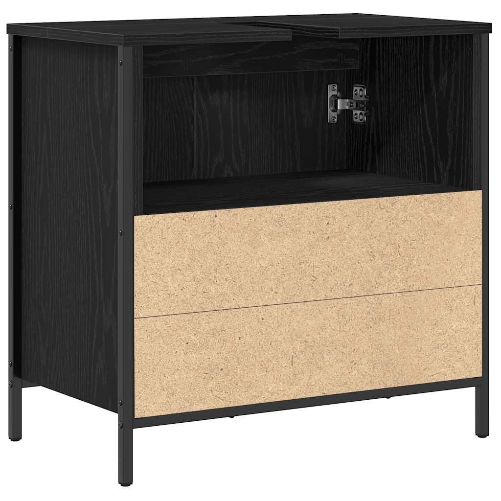 Baderomsservantskap svart 60x34,5x60 cm