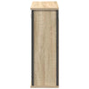 Baderoms veggskap med speil sonoma eik 60x21x60 cm