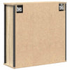 Baderoms veggskap med speil sonoma eik 60x21x60 cm
