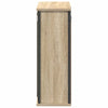 Baderomsskap med speil sonoma eik 50x21x60 cm