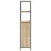 Baderomsskap med hyller sonoma eik 36x35x165 cm