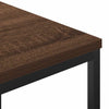 Baderomsskap med hyller svart eik 36x35x95 cm