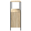 Baderomsskap med hyller sonoma eik 76,5x35x95 cm