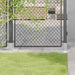 Stolpebunner firkantet 12 stk sølv 61x61 mm galvanisert stål