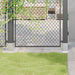 Stolpebunner firkantet 12 stk sølv 81x81 mm galvanisert stål