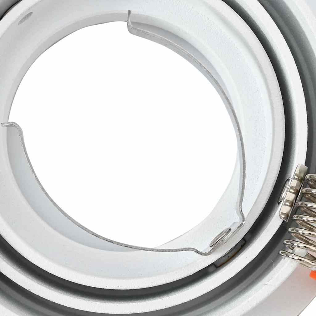 Spotlights med søkelys 12 pcs Hvit 9 x 9 x cm Aluminium