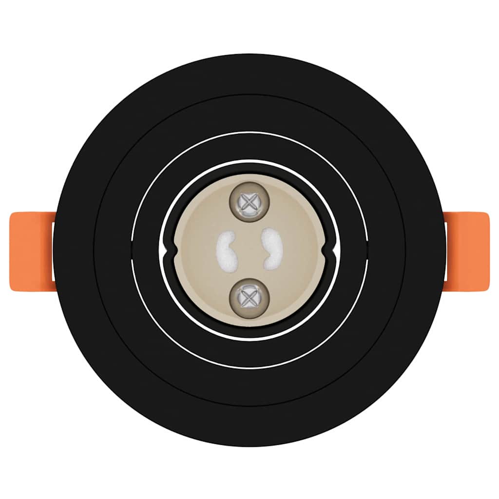 Spotlights med søkelys 24 pcs Svart 9 x 9 x cm Aluminium