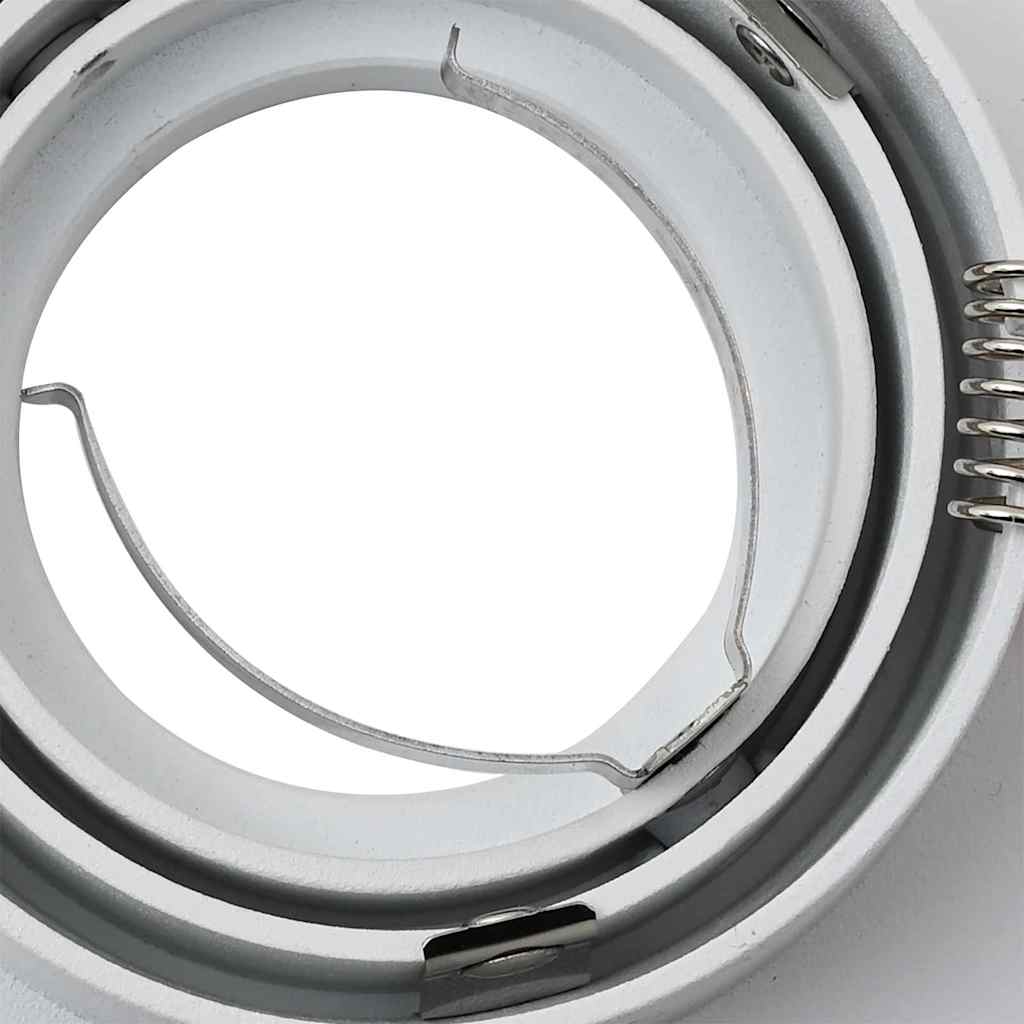 Spotlights med søkelys 24 pcs Hvit 9 x 9 x cm Aluminium