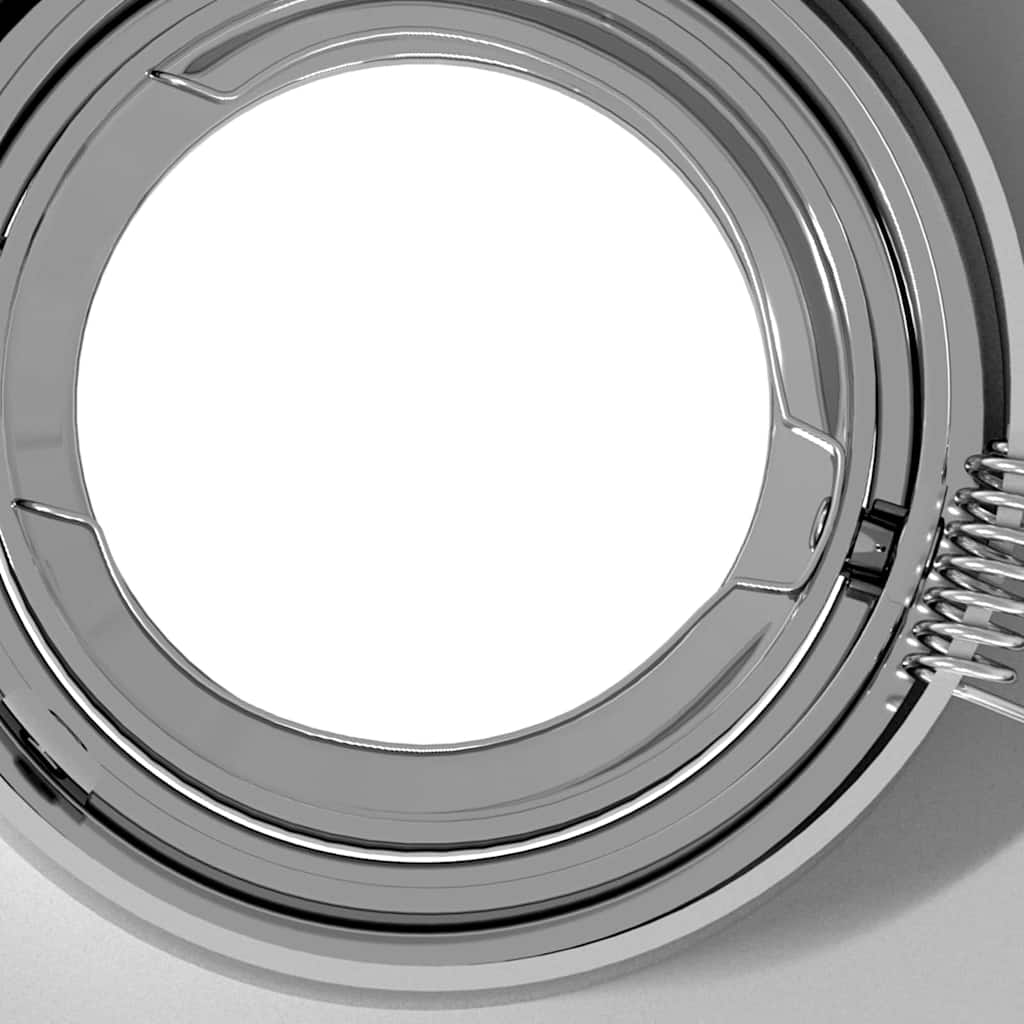 Spotlights med søkelys 24 pcs sølv 9 x 9 x cm Aluminium