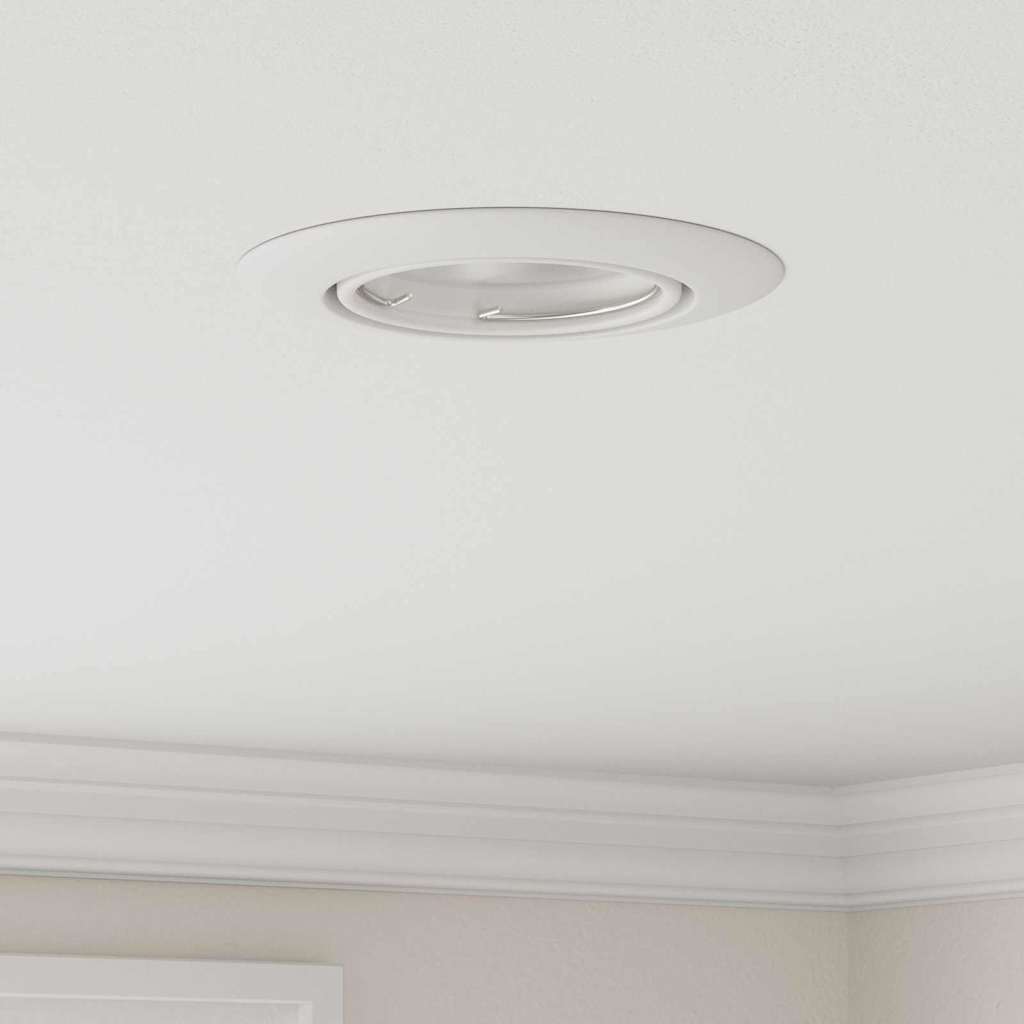 Spotlights med søkelys 24 pcs Hvit 9 x 9 cm Metall