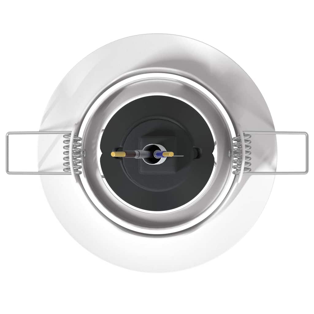 Spotlights med søkelys 24 pcs Hvit 9 x 9 cm Metall