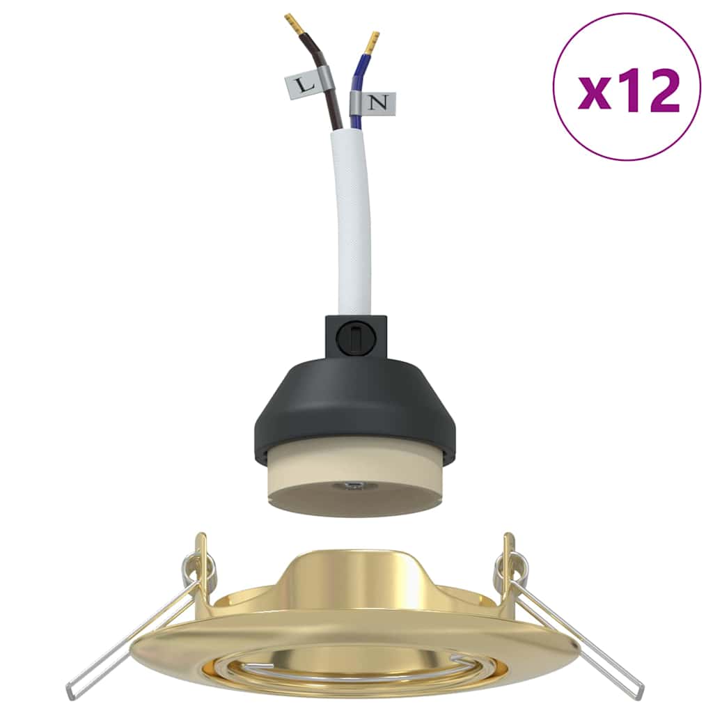 Spotlight 12 pcs Gull 9 x 9 x 2.5 cm Metall