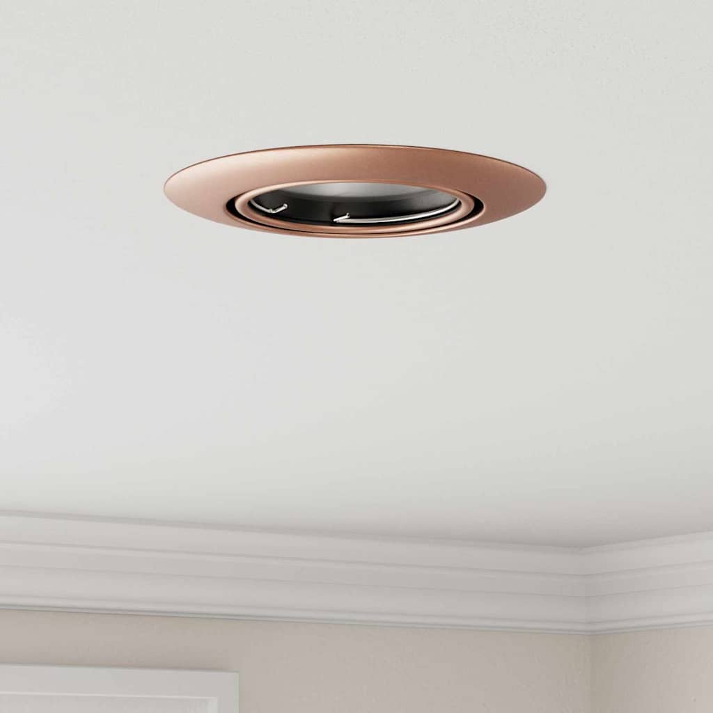 Spotlights med søkelys Kobber 9 x 9 cm Metall