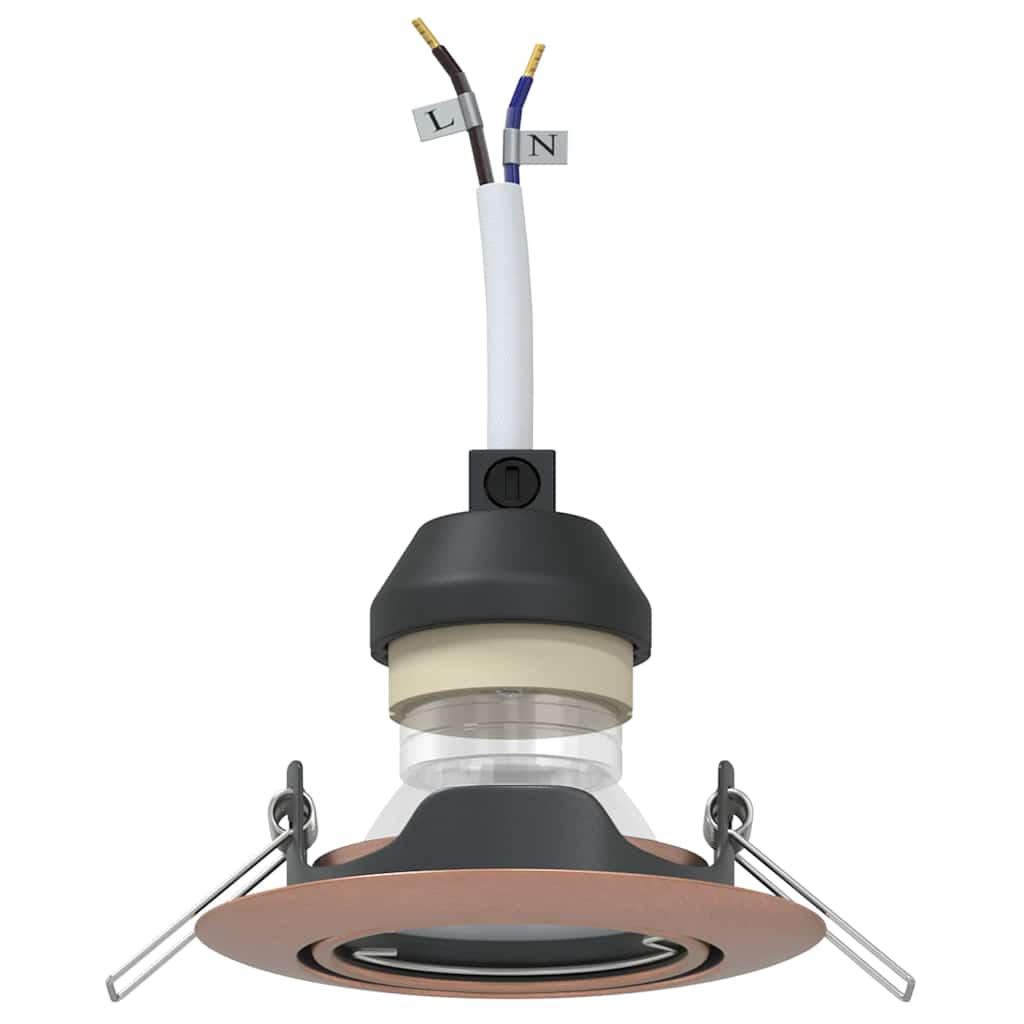 Spotlights med søkelys Kobber 9 x 9 cm Metall